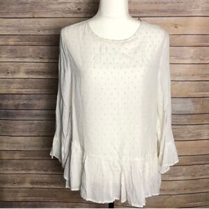MELROSE & MARKET Elegant White Women's Top